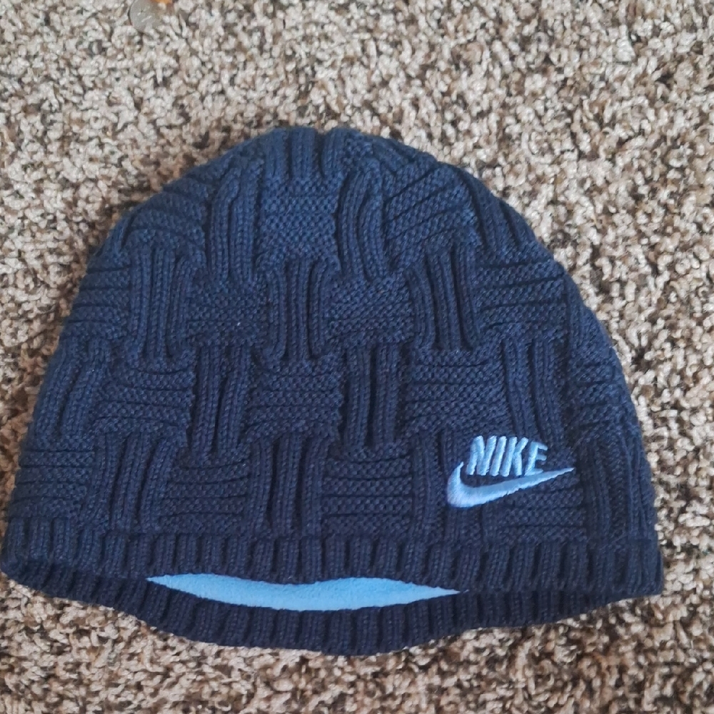 Nike Dark Blue Knit Beanie